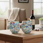 Handblown XL Stemless Wine Glass | Confetti Pebble Pattern