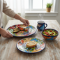 16-Piece Mexican Talavera Dinnerware Set | Handmade Talavera