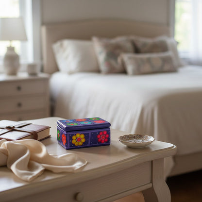 Guerrero Jewelry Box | Mexican Ceramic Earring Holder