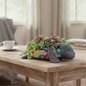 Mexican Handmade Seal Planter | Colorful Talavera Seal