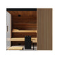 ThermaSol Aalto 4-Person Indoor Semi Panoramic Glass Sauna Cabin [Made-To-Order] [14-AALTODL\R] (SAK13285)