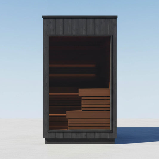 ThermaSol Nordic Misty 2-5 Person Fully-Assembled Outdoor Modular Sauna Cabin [Made-To-Order] [14-KIR] (SAK17365)