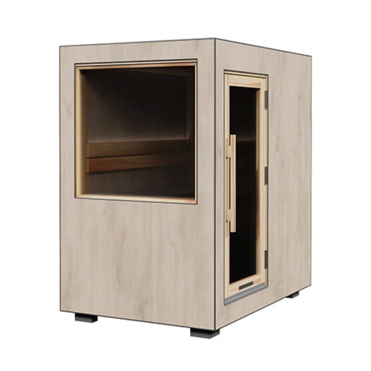 ThermaSol Solaris Fully-Assembled Outdoor Sauna Cabin [Made-To-Order] [14-KIR-4560/61] (SAK27532)