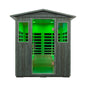 Thermora Eterna 4-Person Full-Spectrum Low EMF Carbonized Composite Infrared Sauna Room With Bluetooth Speakers (SAK70182)