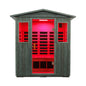 Thermora Nivea 3-Person Full-Spectrum Low EMF Carbonized Composite Infrared Sauna Room With Bluetooth Speakers (SAK85120)
