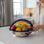 Talavera Fruit Basket | Colorful Hand-Painted Centerpiece