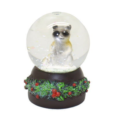 Mini Wildlife 45mm Water Snowglobe - Baby Raccoon