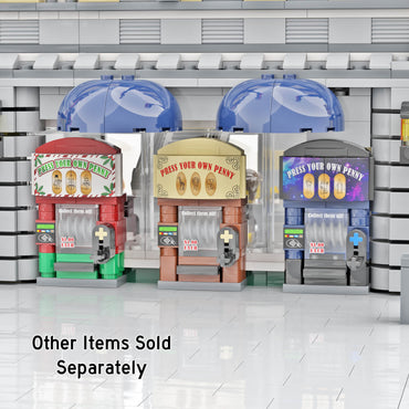 Penny Press - Christmas Themed - Custom Printed Set - Made Using LEGO® Parts