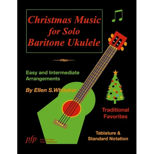 Christmas Music for Solo Baritone Ukulele - Paperback