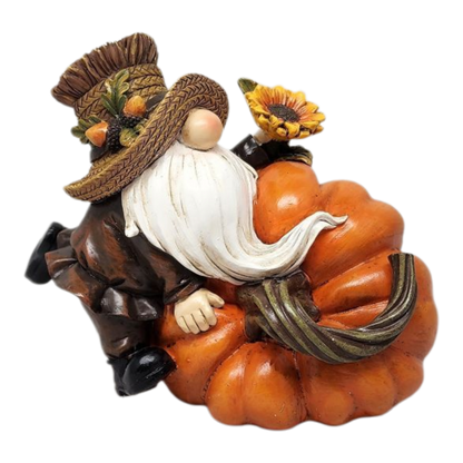 Harvest Gnome on a Gourd -