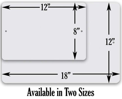 Warning Man Cave - Metal Sign