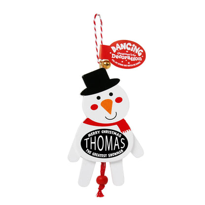 Dancing Wooden Ornament (L - Z) -