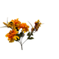 12 inch Faux Mixed Marigolds With Berries Bush