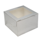 Square Cookie Box - 2 Pack - Silver