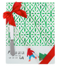 Christmas Glass Cutting Board with Spreader