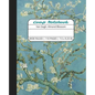 Comp Notebook: Van Gogh Almond Blossom Wide Ruled Composition Notebook Journal for Students, College, School, Office, Work - Paperback