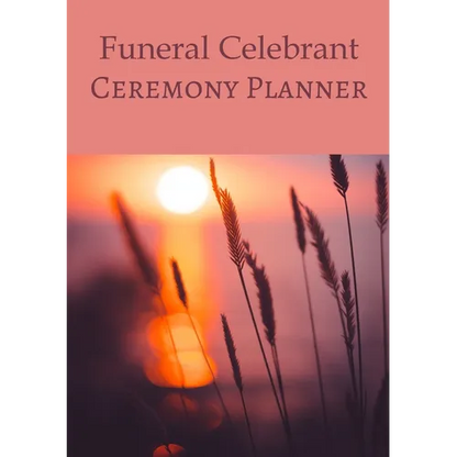 Funeral Celebrant Ceremony Planner - Paperback