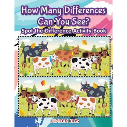 How Many Differences Can You See? Spot the Difference Activity Book - Paperback
