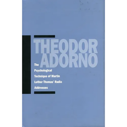 The Psychological Technique of Martin Luther Thomas' Radio Addresses - Paperback