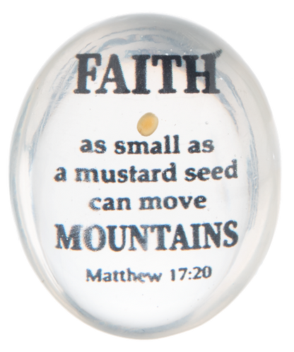 Mustard Seed Charm - A Symbol of Faith and Inspiration