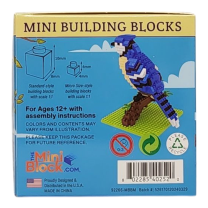Mini Building Blocks - Blue Jay