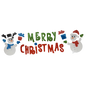 Wide Window Gel Clings - Merry Christmas  Snowman