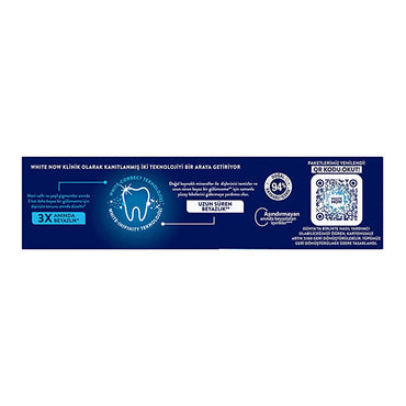 Signal White Now Teeth Whitening Toothpaste - Instant 3x Whitening, Natural Ingredients, 2.54 fl oz