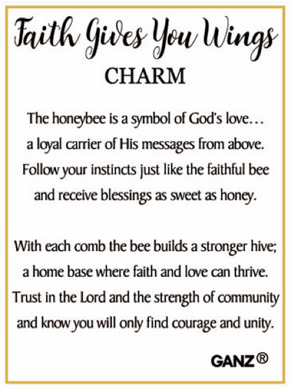 Faith Gives You Wings Charms