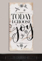 Today I Choose Joy - Canvas