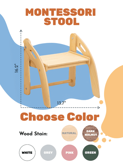 Kid's Wooden Stepping Stool