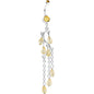Yellow Gem Prepare To Stare Sleek Curves Dangle Belly Ring