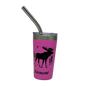 Vermont Moose Stainless Steel 2oz Shooter  - Pink