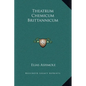 Theatrum Chemicum Brittannicum - Hardcover