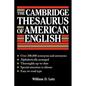 The Cambridge Thesaurus of American English - Hardcover