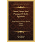 Some Essays And Passages By John Eglinton: Selected By William Butler Yeats (1905) - Paperback