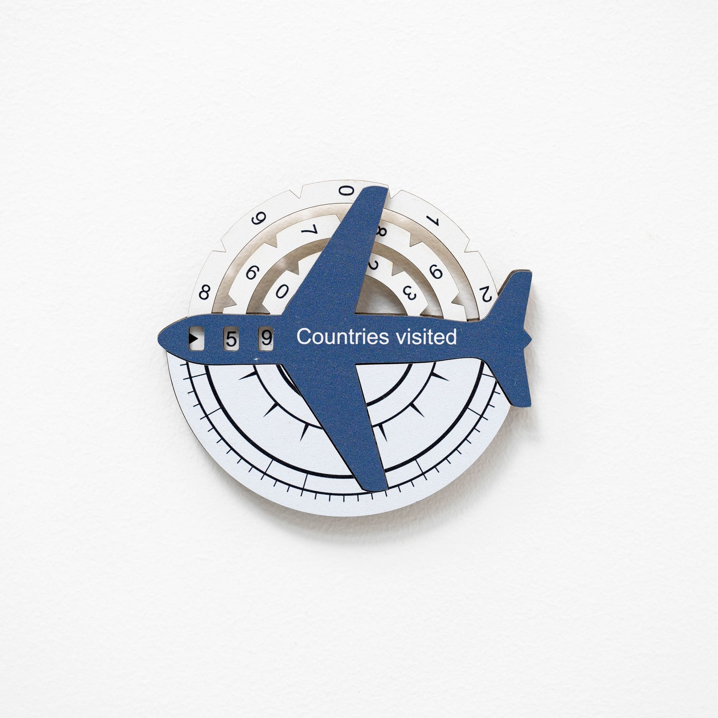 Travel Tracker 3D Wooden World Map