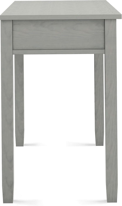 Transitional Solid Wood Writing Desk with Key Features