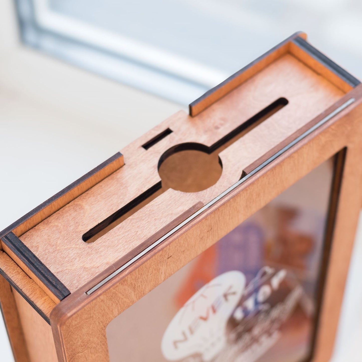 USA Travel Box Dark Walnut