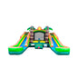 16FT Tropical Bounce House Combo With Double Water Slides (SAK92508)