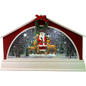 Santa and Reindeer Water Globe