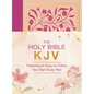 The Holy Bible Kjv: Featuring an Easy-To-Follow Two-Year Study Plan [Magenta Florals] - Hardcover