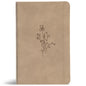 CSB Personal Size Bible, Digital Study Edition, Earth Suedesoft Leathertouch - Imitation Leather