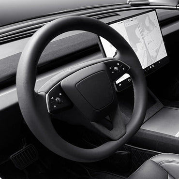 Alcantara Steering Wheel Panel for Model 3 Highland / Y Juniper | 2 Options