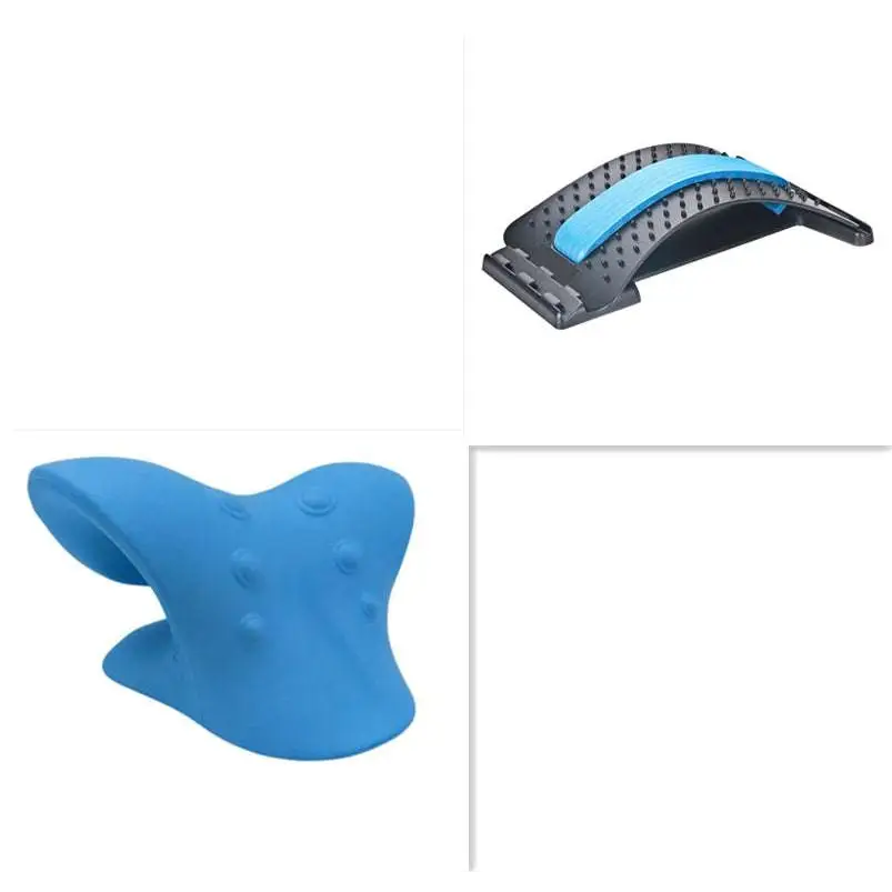Turquoise Six Wheel Neck Massager Massage Relieve Tool