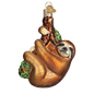 Sloth Glass Ornament