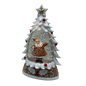 Lighted Gingerbread Santa Water Globe