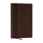 Kjv, Personal Size New Testament, Brown Leathersoft, Red Letter, Comfort Print - Imitation Leather