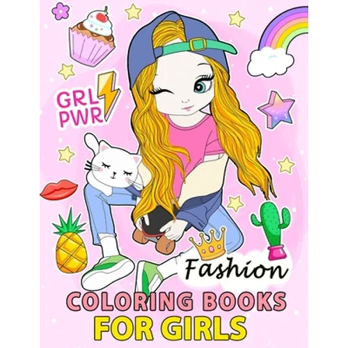 Fashion Coloring Books for Girls - Paperback