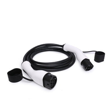 Type 2 to Type 2 EV Charging Cable 22kW/32A 16ft | 3-Phase | Premium Copper | IP54 | 2-Year Warranty