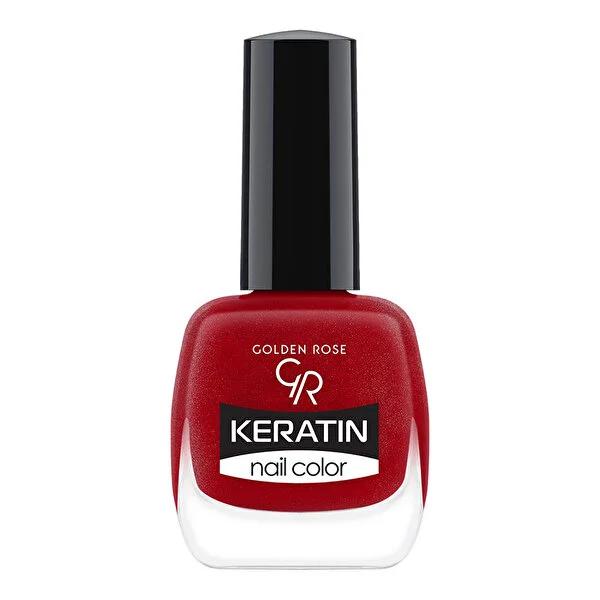Golden Rose Keratin Nail Polish No:122 - Long-Lasting, Keratin-Enriched Nail Color